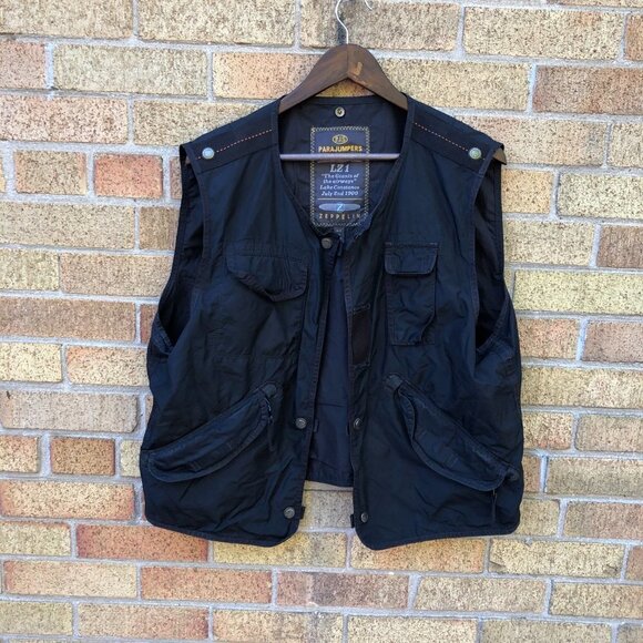 Vintage Parajumpers Zeppelin Utility Vest Jacket XL - Picture 4 of 8
